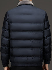 Men'S Jacket Autumn And Winter New Jacket Middle-Aged Thickened Warm Top Men'S Clothing