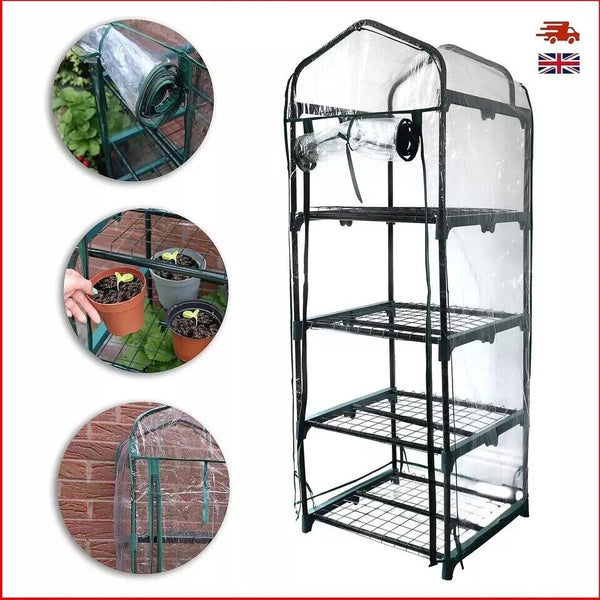 Greenhouse Indoor/Outdoor Use PVC Material Perfect to Storge Flower Pots, Plants