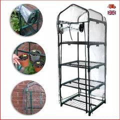 Greenhouse Indoor/Outdoor Use PVC Material Perfect to Storge Flower Pots, Plants