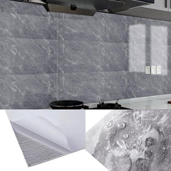 10pcs 3D Marble Wall Tiles, Self-Adhesive PVC Wall Panels, Thickened Design, Home Decoration Wall Stickers, Peel and Stick, Easy to Clean and Cut, Suitable for Renovation of Bathrooms, Living Rooms, Kitchens, Bedroom