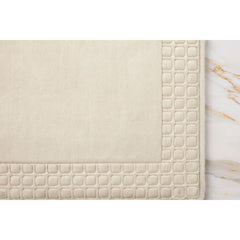 Paramount Memory Foam Plush Bath Mat in Cream, 60 X 91 Cm