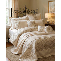 Gigi Embroidered Diamante Style Duvet Cover Sets Luxurious Quilt Covers Designer Bedding Sets