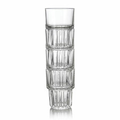 King Crystal Pitcher and Glass Set, 5 Piece