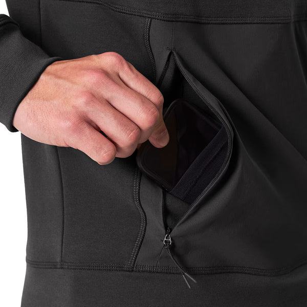 Mondetta Men'S Tyson Tech 1/4 Zip Fleece in Black