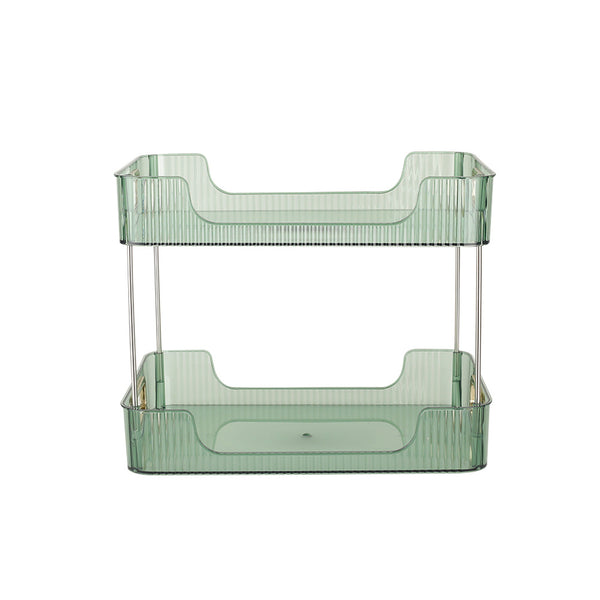 Grey/Clear/Green Stackable Makeup Storage Box with Modern Acrylic Design, Cosmetic Display Organizer for Office Desk and Dressing Table, Practical Desktop Organizer Rack for Jewelry and Lipstick, Perfect Gift Idea for Women and Girls