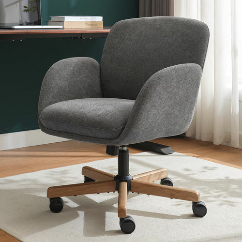 Henredon Murphy Fabric Office Chair, Grey