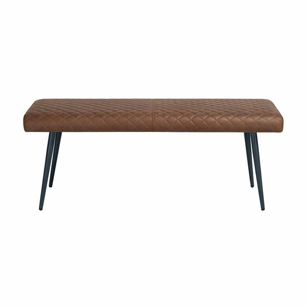 Indus Valley Henley Brown Corner Bench Set, Left Hand Facing