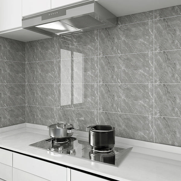 10 Pack Tile Stickers Large Self Adhesive Wall Tiles Bathroom Waterproof Stick on Bathroom Tiles Marble Tiles for Bathroom Walls Stick on Tiles Kitchen Subway 60x30cm