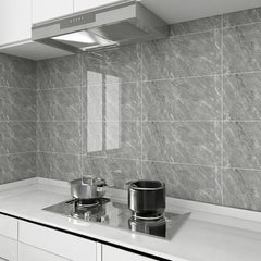 10 Pack Tile Stickers Large Self Adhesive Wall Tiles Bathroom Waterproof Stick on Bathroom Tiles Marble Tiles for Bathroom Walls Stick on Tiles Kitchen Subway 60x30cm