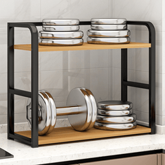 1pc Stainless Steel Multi-Tier Storage Rack - Space-Saving Countertop Spice Shelf Suitable for Kitchen, Bathroom, And Bedroom, Kitchen Storage Rack