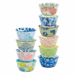 Provence Stoneware Bowl Set, 10 Piece