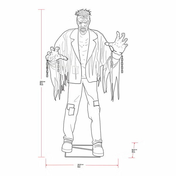 Halloween 7.5Ft (2.28M) Animated Monster