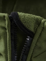 Spring Fall Men'S Jacket Fleece Jacket Outerwear, 100% Polyester, Classic Design, Windproof Warm Comfortable, Suitable for Outdoor Sports, Hiking, Camping, And