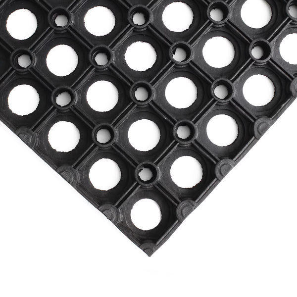 JVL Rondo Contract Rubber Floor Mat, 100 X 50 Cm - 5 Pack