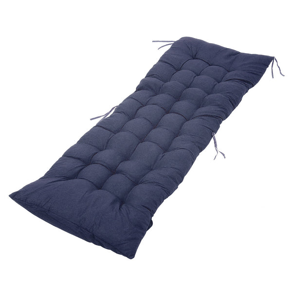 Garden Bench Cushion Chair Cushion, Sun Lounger Cushion Pads 160*50*8cm Thick Garden Recliner Chair Replacement Anti-Slip Cushion Sunbed Cushion 2 3 Seater Seat Pad for Porch Swing Patio Lawn Various Colour Options