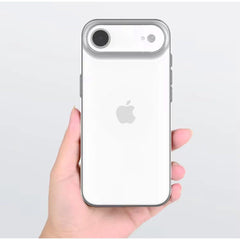 TVELO Clear Phone Case for iPhone 17, iphone 17 air, iphone 17 pro, iphone 17 pro max, Transparent Slim Fit Hard Protective Cover, Shockproof Mobile Case black greay