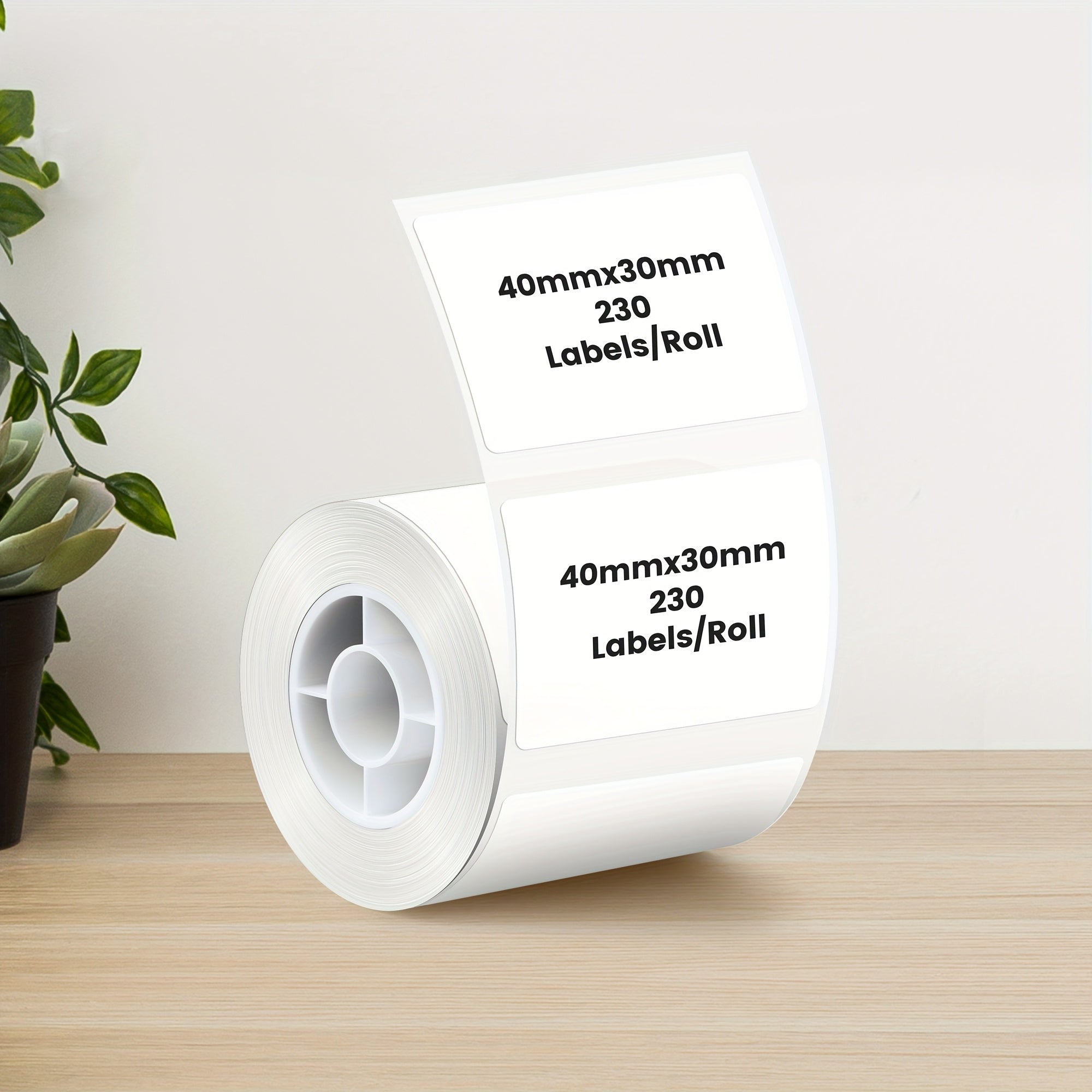 230 Self-adhesive Self-adhesive Paper Labels, 40X30mm (1.57''x1.18'') Thermal Label Tape for PM220/PM230 Label Maker, Home/Office/Business Multi-Purpose Label Tape Replacement