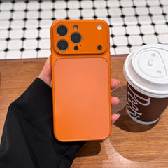 Phone Case: Premium Case for iPhone with Glass Large Window Design for iPhone 15 Pro And 17 Series Minimalist Protective Cover Stylis