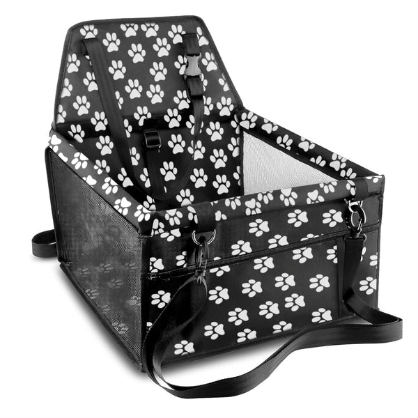 Portable Breathable Bag for Pets, Designed As a Booster Seat for Travel with a Seat Belt