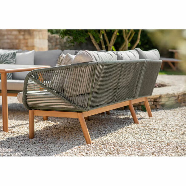 Bramblecrest Helsinki 4 Piece L-Shaped Patio Dining Set