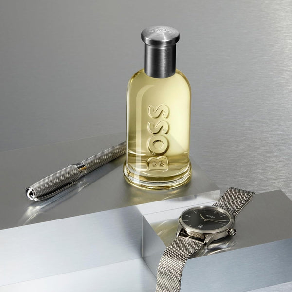 Hugo Boss Bottled After Shave 50ml – Christmas Gift for Him | Woody Fragrance with Apple, Cinnamon & Wood Notes | Light Longevity