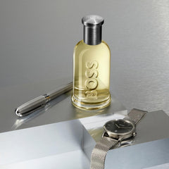 Hugo Boss Bottled After Shave 50ml – Christmas Gift for Him | Woody Fragrance with Apple, Cinnamon & Wood Notes | Light Longevity