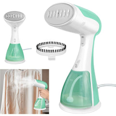 1800W Handheld Clothes Steamer, Portable Garment Steamer Clothing for Home Office Travel, 30s Fast Heat-up Powerful steam Iron with 300ML Large Water Tank, Mini Compact Fabric Wrinkle Remover