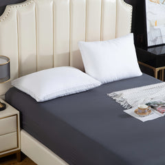 Soft And Breathable Bedding Solid Color Washable Fitted Sheet