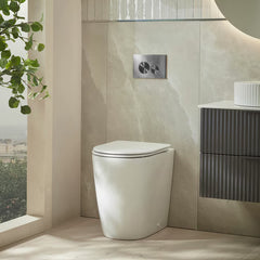 Tavistock Curve Back to Wall Toilet with Pan and Seat