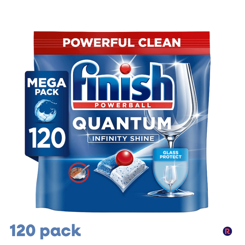 Finish Quantum Infinite Shine Dishwasher Tablets 120 Pack