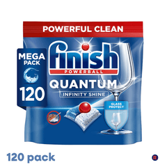 Finish Quantum Infinite Shine Dishwasher Tablets 120 Pack