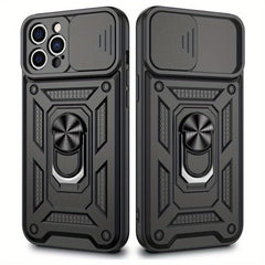 Phone case: Shock-Proof Protective Case for iPhone 15 14 13 11 12 Pro Max Plus Max XR 7 8 SE 2020 with Ring Holder