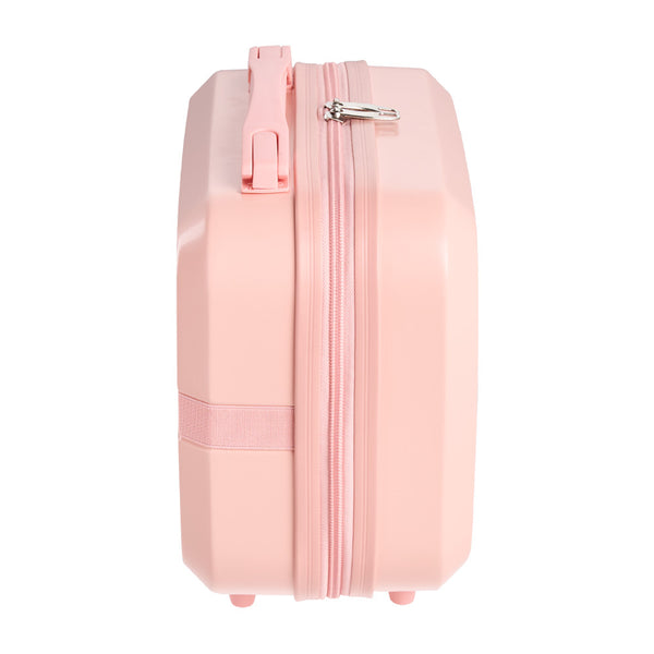 Portable Handheld Plastic Makeup Bag with Elastic Band & Zipper, Jewelry Box, Gift Box for Storing Souvenirs, Luggage Cart for Boarding The Aircraft, Multifunctional Suitcase with Internal Dividers, Can Hold Cosmetics, Towels, Toiletries