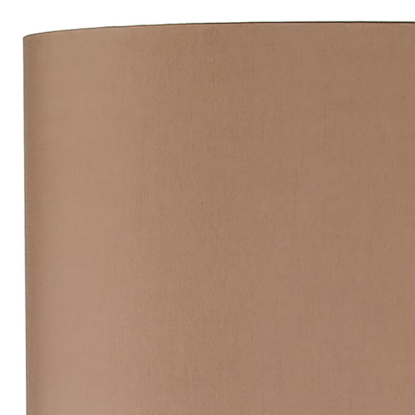 Madrid Antique Brass Floor Lamp with Faux Silk Shade