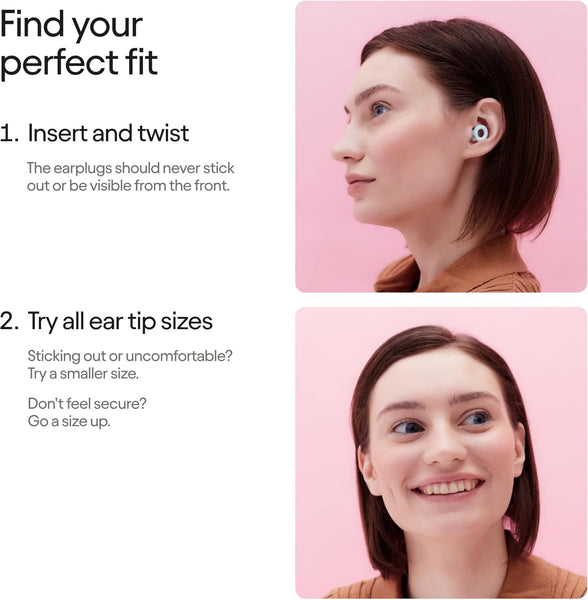 Loop Quiet 2 Ear Plugs – Ultra-Comfy Reusable Noise-Reducing Earplugs for Sleep, Deep Focus, Travel, Noise Sensitivity | Flexible Hearing Protection | Customizable Fit | 24Db (SNR) Noise Reduction