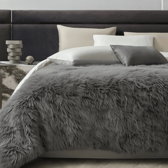Super Plush Shaggy Fur Duvet Cover Set 3pcs | Ultra Soft Luxury Bedding for Winter | Warm, Cozy & Hotel-Grade Comfort | Premium Faux Fur Bed Set for Deep Sleep & Stylish Bedrooms