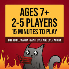 Exploding Kittens: a Card Game about Kittens and Explosions and Sometimes Goats - ENGLISH VERSION
