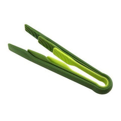 Set of 3 Kitchen Plastic Serving Tongs for Meat and Vegetables Sturdy Utensils
