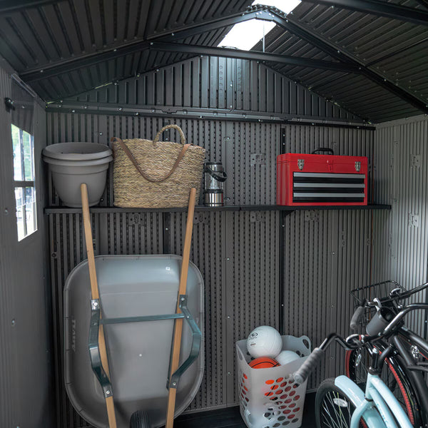 Lifetime 12Ft X 7Ft (3.5 X 2.1M) Side Entry Storage Shed - Model 60430U