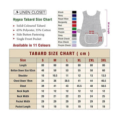 Pack of 2 Tabard Apron | Aprons for Men, Women, and Ladies | Professional Cooking Aprons with 2 Pockets | Adjustable Kitchen Apron for Baking, BBQ, Grilling, Gardening, Crafting, Cleaning, Painting, Barista, Restaurant Work | Cute & Stylish Gift Apron for