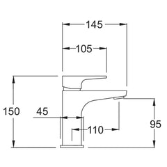 Methven Mono Amio Basin Mixer Tap