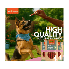 Meat Wrapped Rawhide Dog Treats - Duck Chews for Dogs, High-Protein and Low-Fat, Promotes Healthy Teeth, Great for Training, Rewards, Chewing Satisfaction, and Long-Lasting Enjoyment