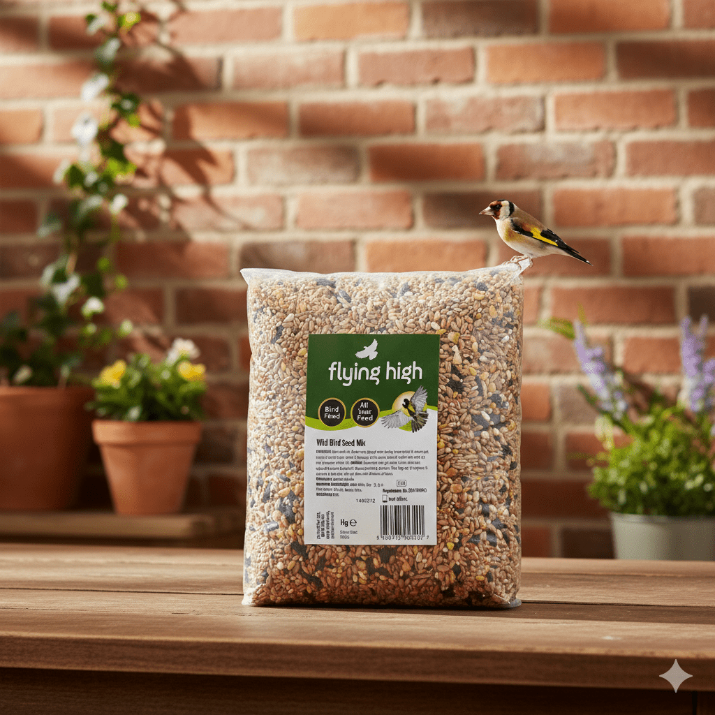Wild Bird Seed Mix – All-Year High Energy Blend for Garden Birds | Premium Nutrition to Support Health, Strength & Feather Condition | Ideal for Feeders, Tables & Ground Feeding