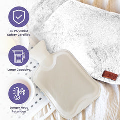 Wearable Hot Water Bottle Belt 1.5L – Wrap Around Hot Water Bottle for Period Pain Relief, Back Pain & Cramps – Adjustable & Washable