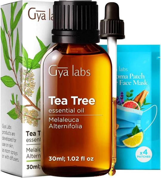 Gya Labs Rose Essential Oils for Skin - 100% Pure Natural Rose Oil for Face, Hair, Diffuser, Perfume & Candle Making Scent Aromatherapy (10Ml)