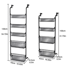 4/6-tier Over Door Storage Kitchen, Spice Rack Over Door, over Door