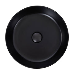 Black/Pink Round Washbasin, 400*400*110MM, includes drain assembly, elegant and stylish home decor washbasin, easy to clean, suitable for bathrooms, hotel restrooms, and balconies.