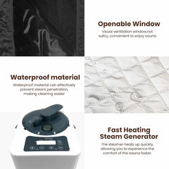 Vidalux Insta-Heat Indoor Portable Sauna Pod