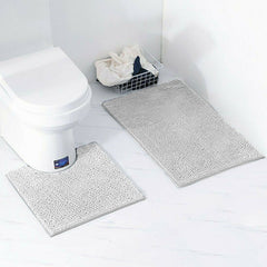 2-Piece Loop Bath Mat Set – Soft, Absorbent, and Quick-Drying Bathroom Mats with Non-Slip Backing for Safe, Comfortable, and Stylish Everyday Use