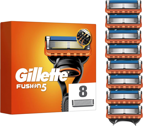 Gillette Fusion5 Razor for Men, 1 Gillette Razor, 10 Blade Refills